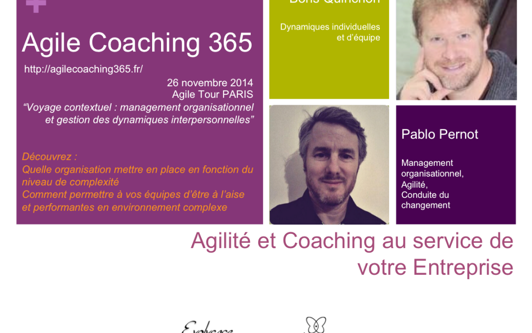 Agile Coaching 365 : et maintenant Paris le 26 novembre !